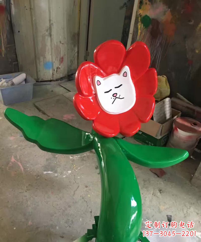 辽宁不锈钢太阳花雕塑美丽的景观装饰