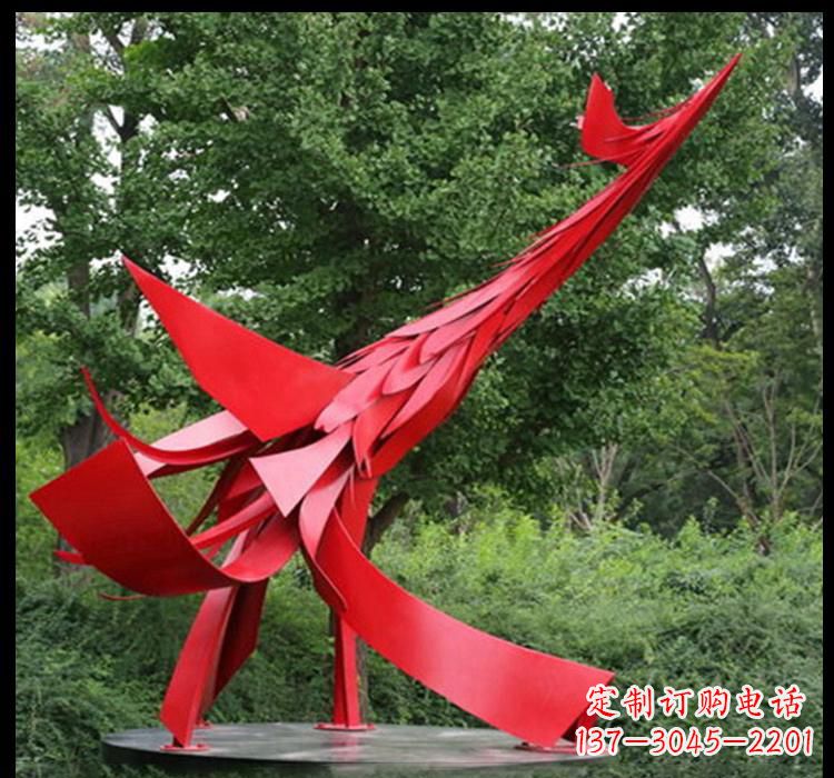 辽宁不锈钢凤凰雕塑——美丽而神秘的象征