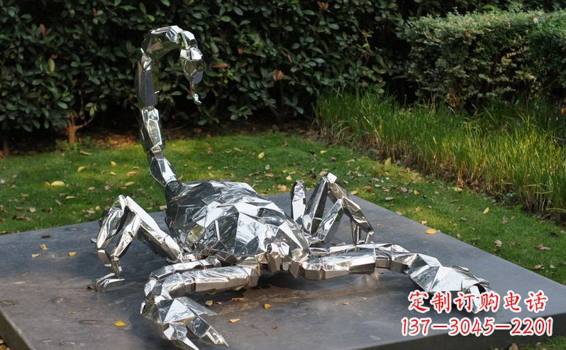辽宁不锈钢蝎子雕塑
