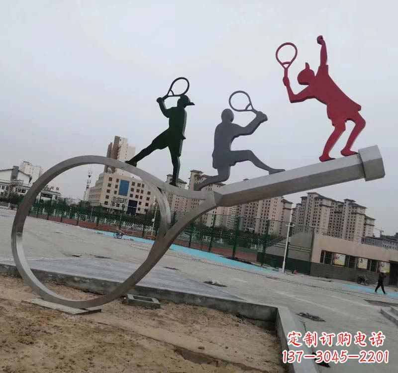 辽宁不锈钢羽毛球雕塑精美的艺术装点