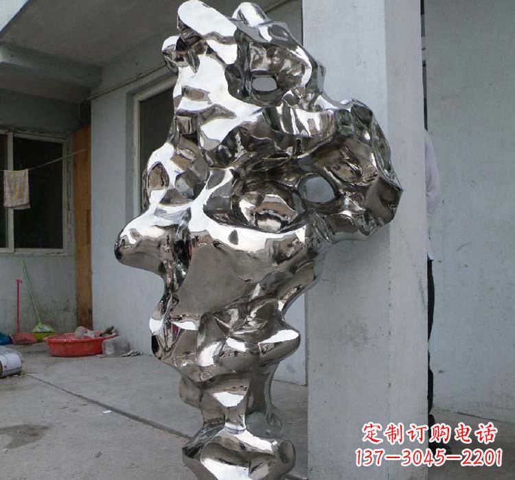辽宁太湖石雕塑精美绝伦的不锈钢园林景观