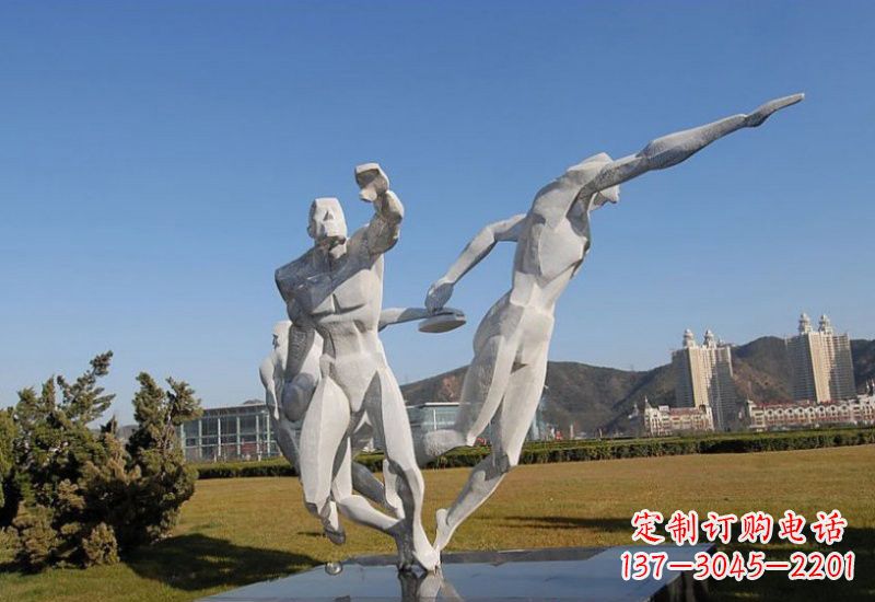 辽宁不锈钢运动员雕塑一种艺术的象征