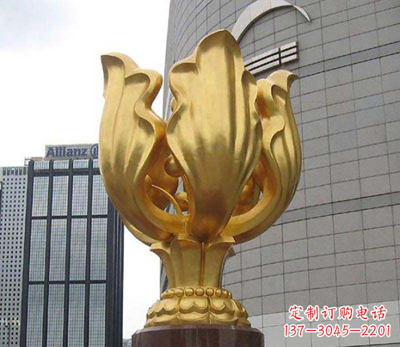 辽宁紫荆花雕塑——精美艺术品