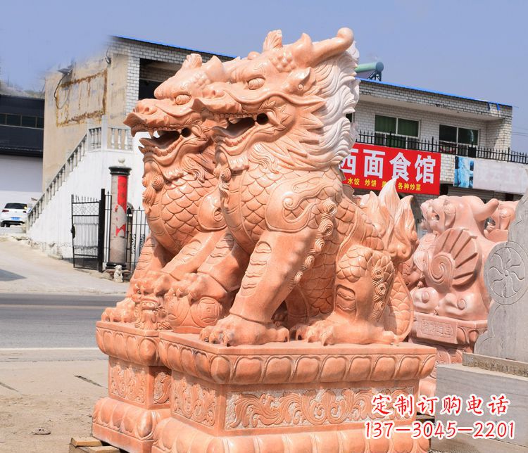 辽宁传说中的麒麟雕塑