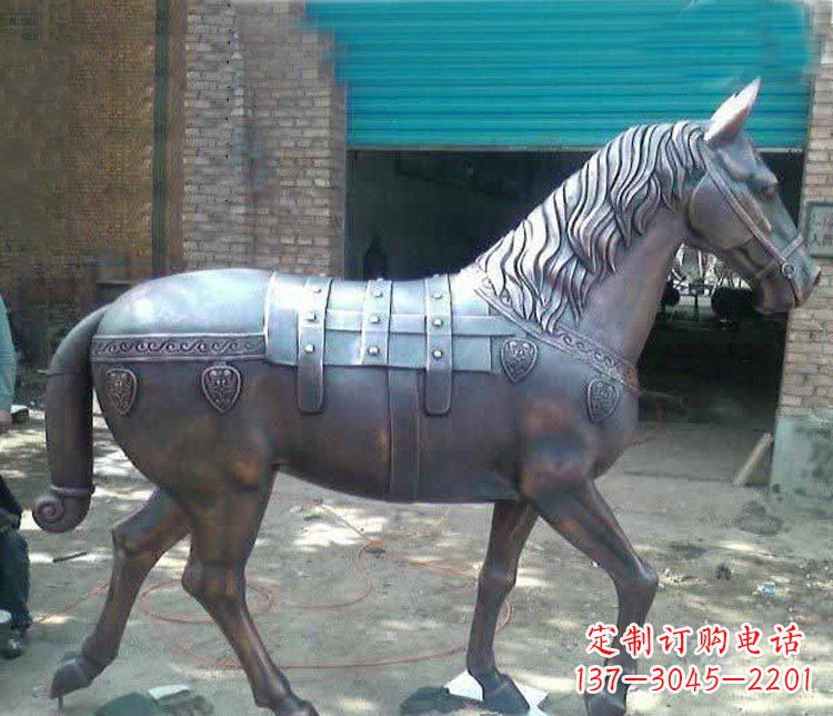 辽宁马铜雕塑传递草原动物的非凡魅力