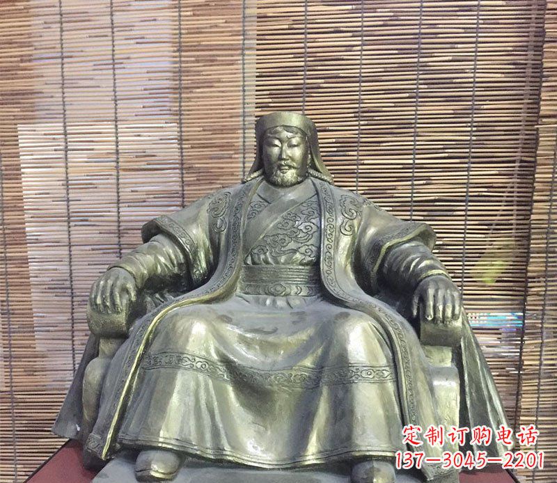 辽宁成吉思汗神话中的雕像