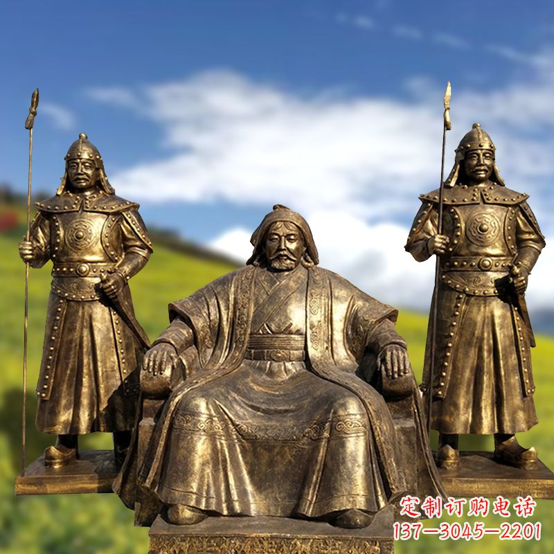 辽宁成吉思汗一座永恒的纪念雕塑