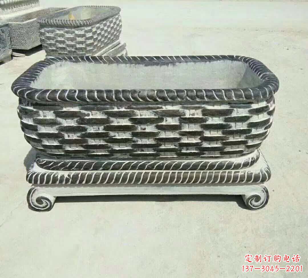 辽宁创意景观水缸石雕