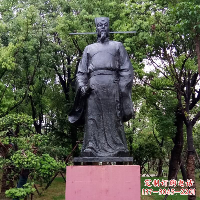 辽宁铜雕陶渊明——传承古代文学精髓