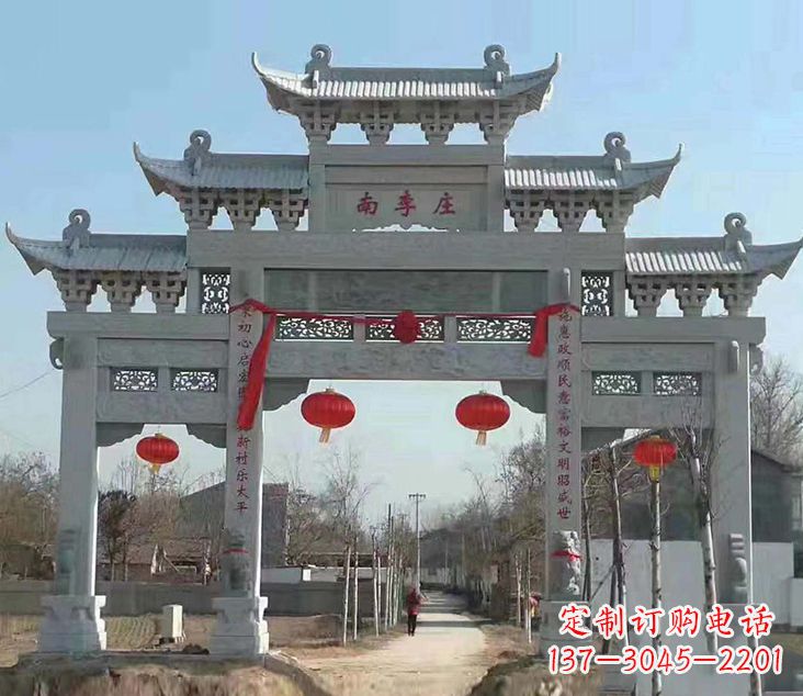 辽宁祠堂石牌坊雕塑艺术精粹
