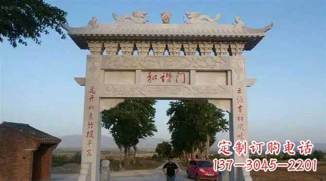 辽宁牌坊雕塑