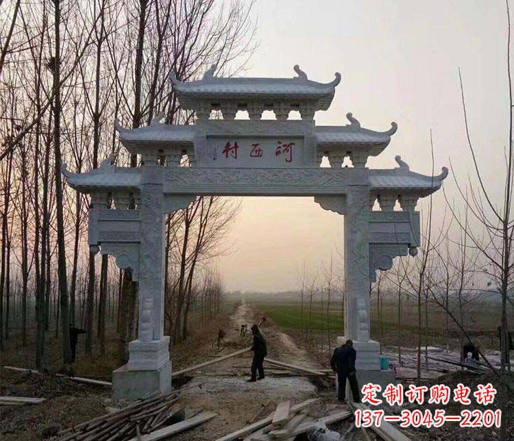 辽宁牌坊雕塑——记忆中的美丽家乡