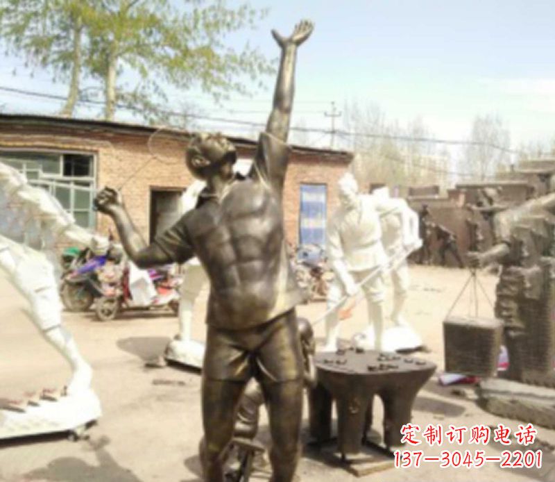 辽宁羽毛球雕塑传承运动精神