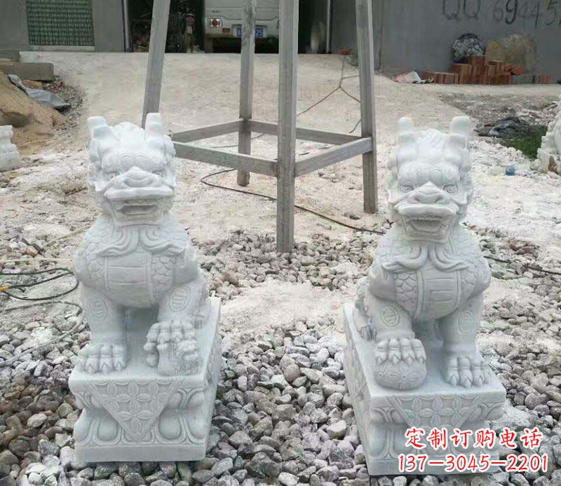 辽宁麒麟门口镇宅招财石雕