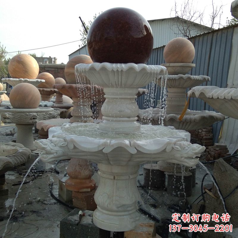 辽宁大理石风水球雕塑传统文化的艺术精髓