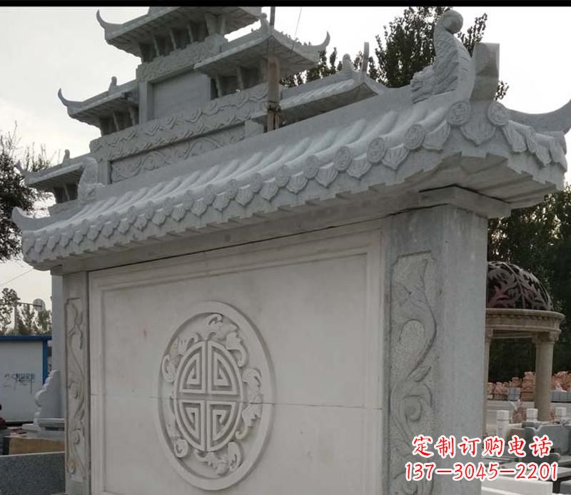 辽宁精美大理石影壁雕塑