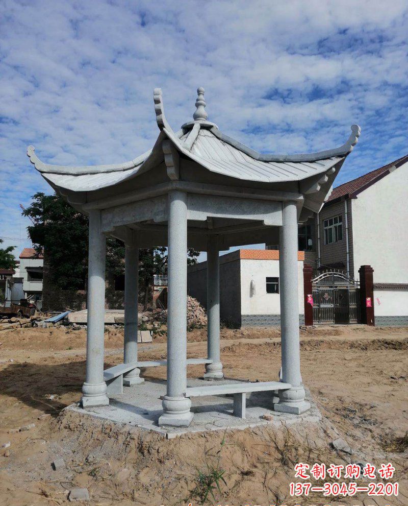 辽宁典雅大理石凉亭雕塑