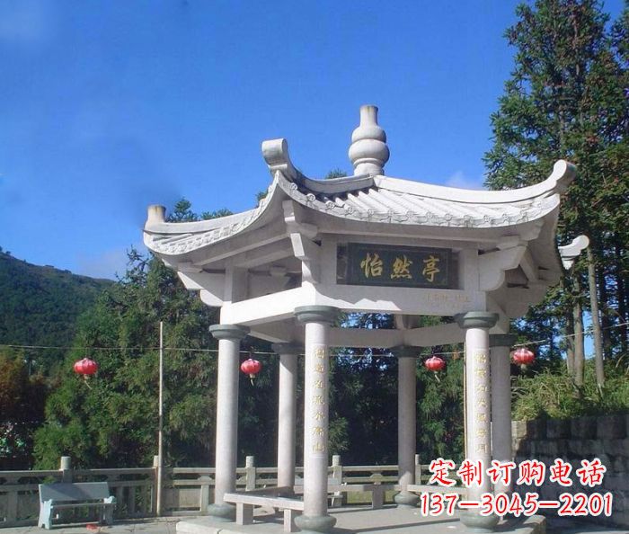 辽宁精美大理石凉亭雕塑