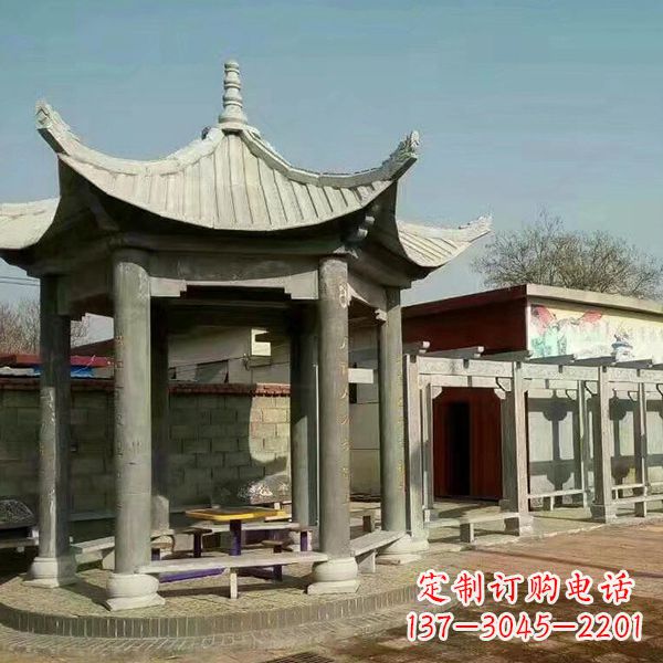 辽宁大理石凉亭庭院亭子