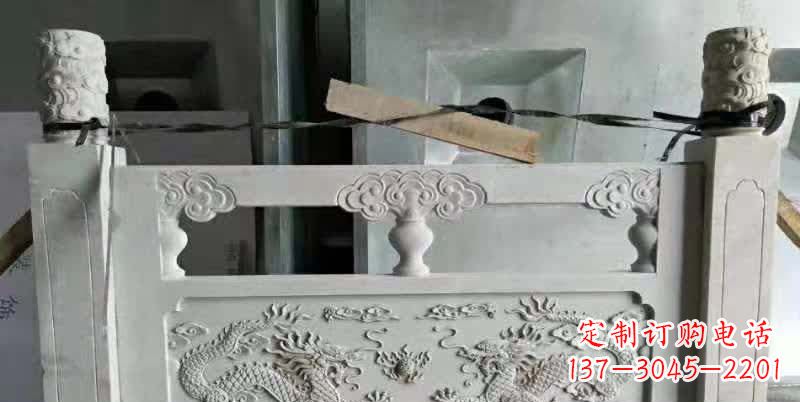 辽宁大理石龙浮雕栏板雕塑
