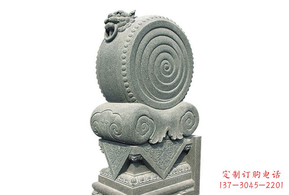 辽宁门墩招财石雕