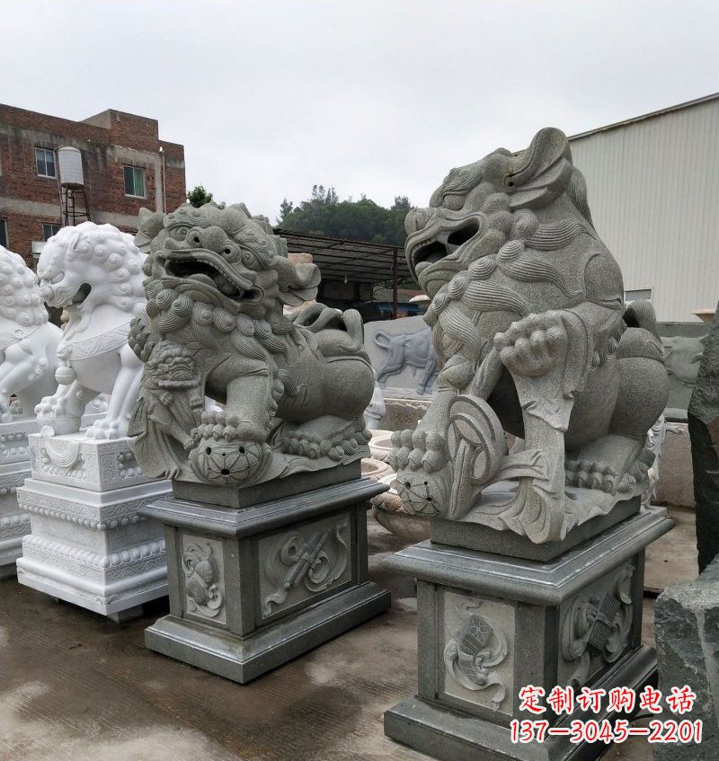 辽宁大理石南方狮子雕塑