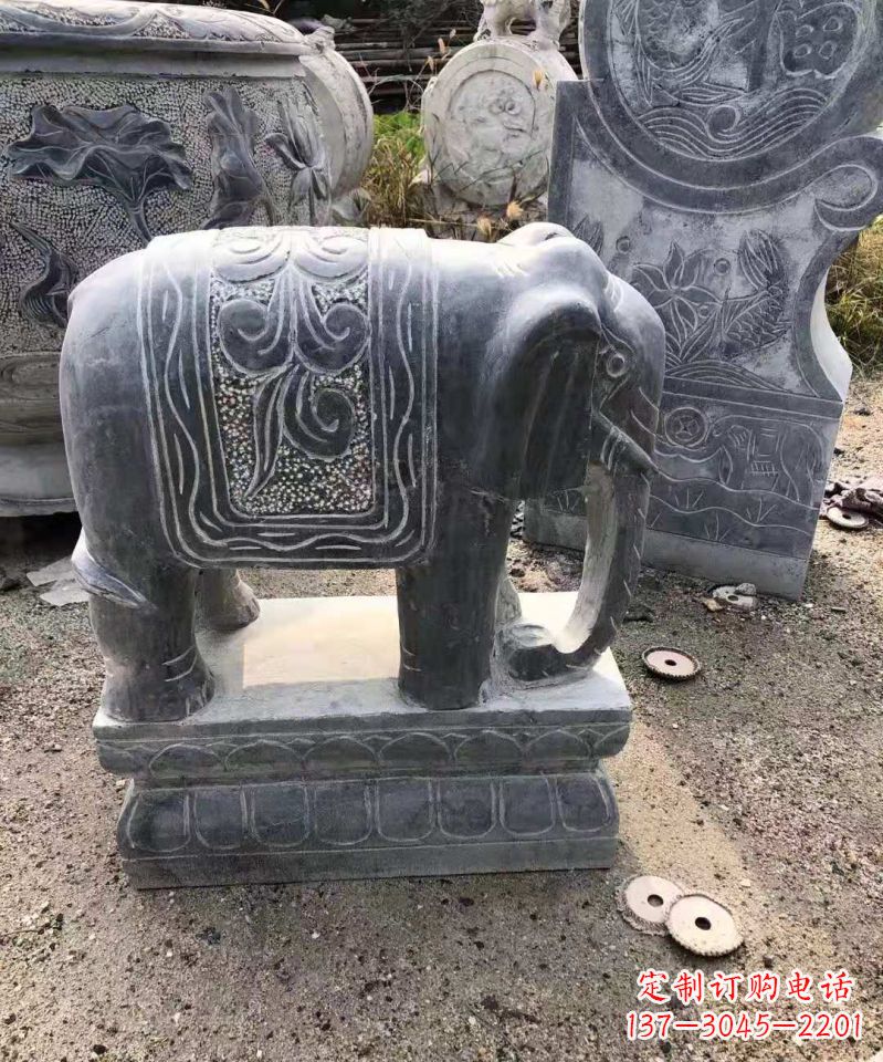 辽宁大理石大象雕塑