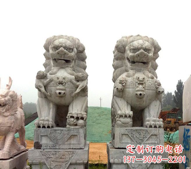 辽宁传统大理石狮子雕塑