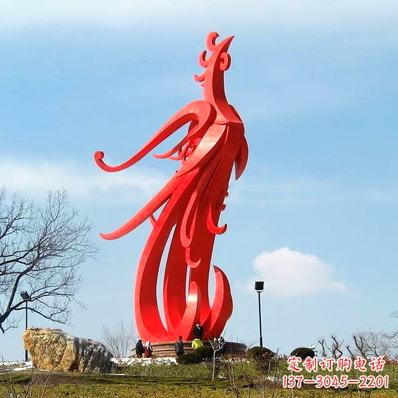 辽宁凤凰不锈钢雕塑,增添景区魅力