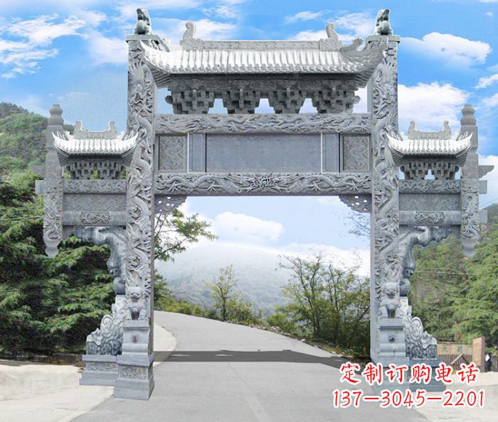 辽宁精美牌坊雕塑