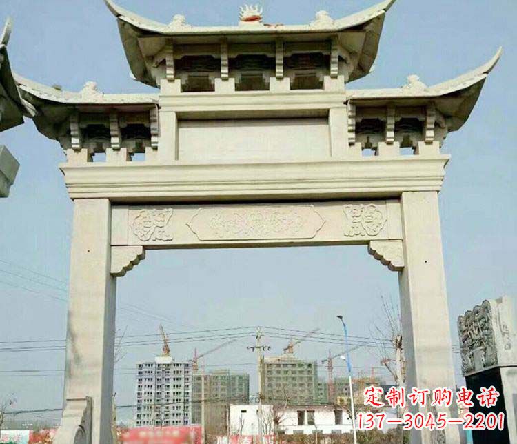 辽宁精美牌坊石雕