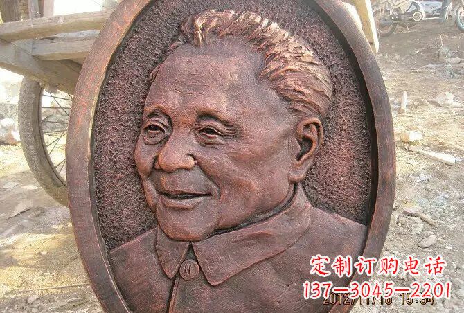 辽宁传承历史，永记邓小平——邓小平头像铜雕塑