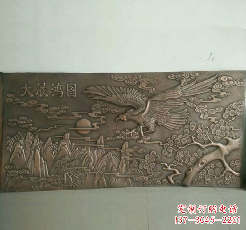 辽宁精致锻铜老鹰雕塑