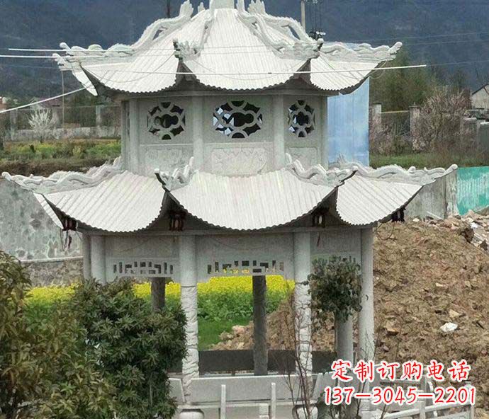 辽宁古典凉亭石雕