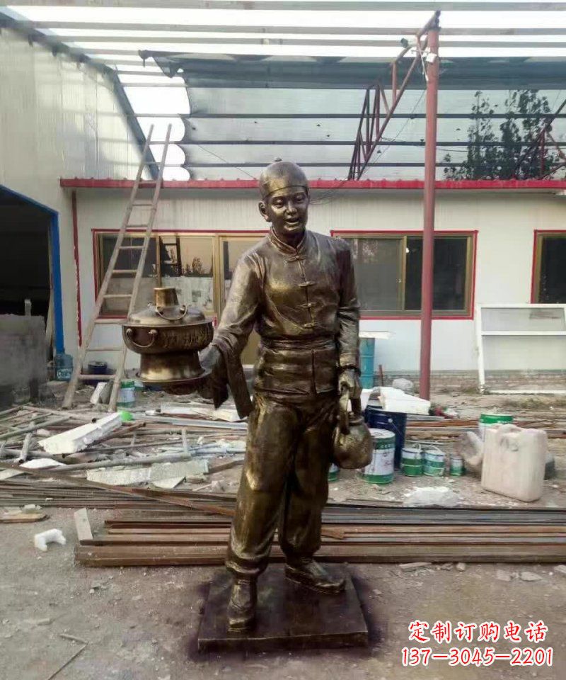 辽宁产品名称店小二铜雕