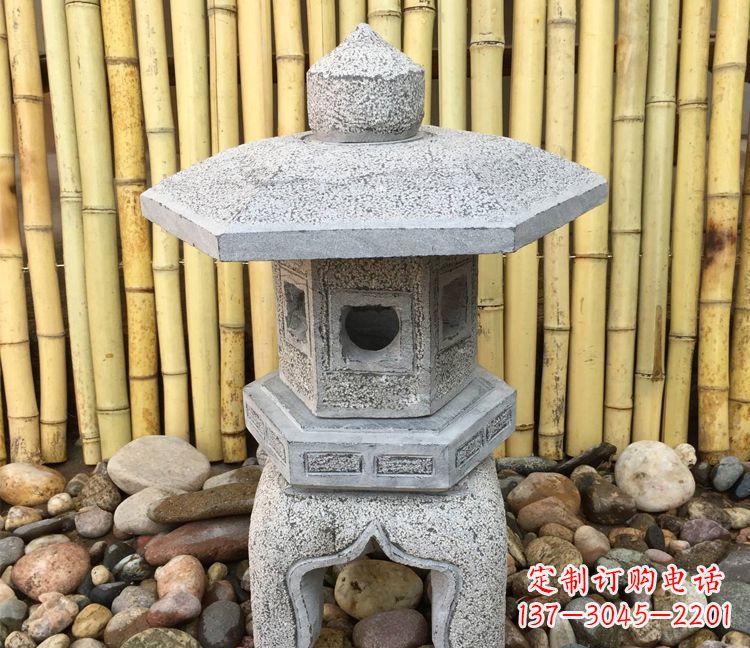辽宁精美仿古灯笼石雕