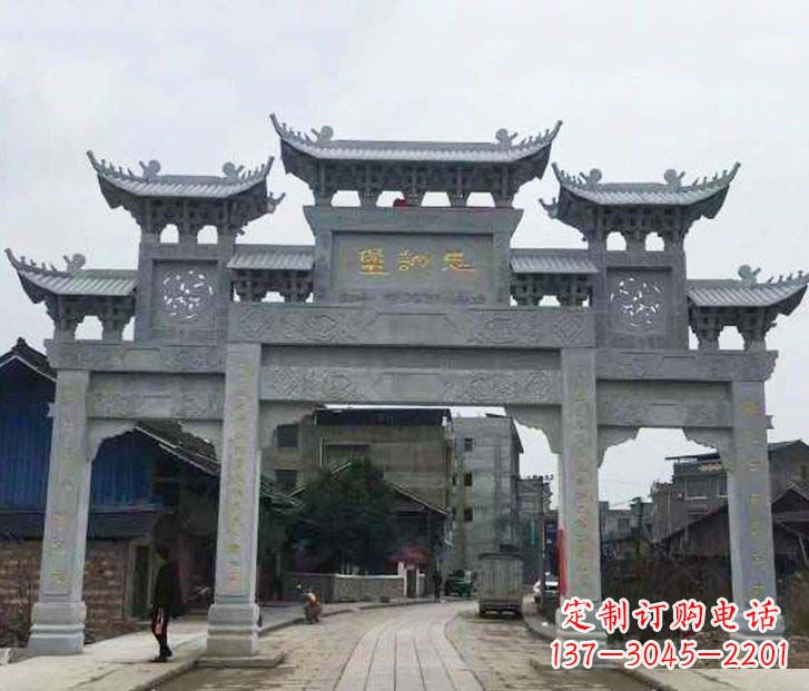 辽宁精美牌坊石雕