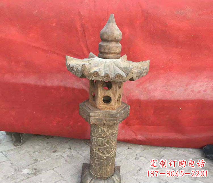 辽宁传统风格石灯雕塑
