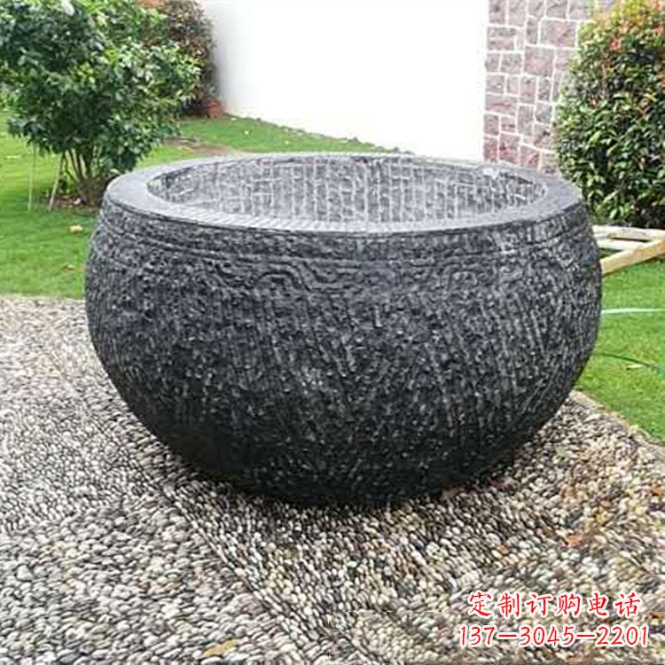 辽宁仿古石雕水缸