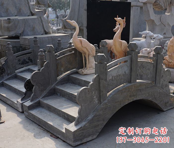 辽宁精致石制仿古拱桥雕塑