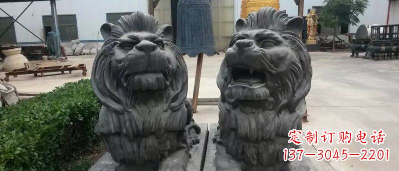 辽宁玻璃钢狮子雕塑