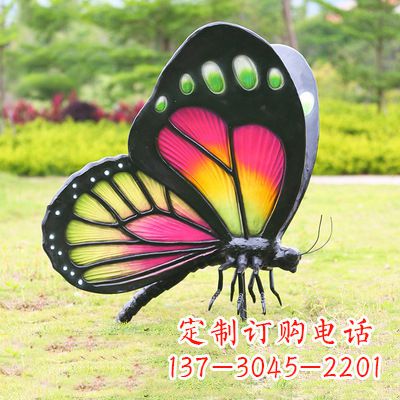 辽宁仿真蝴蝶_品红色款405x78x110