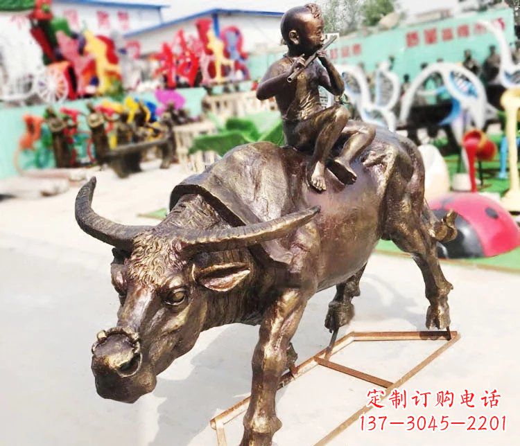辽宁牛郎雕塑精美绝伦的铜雕艺术