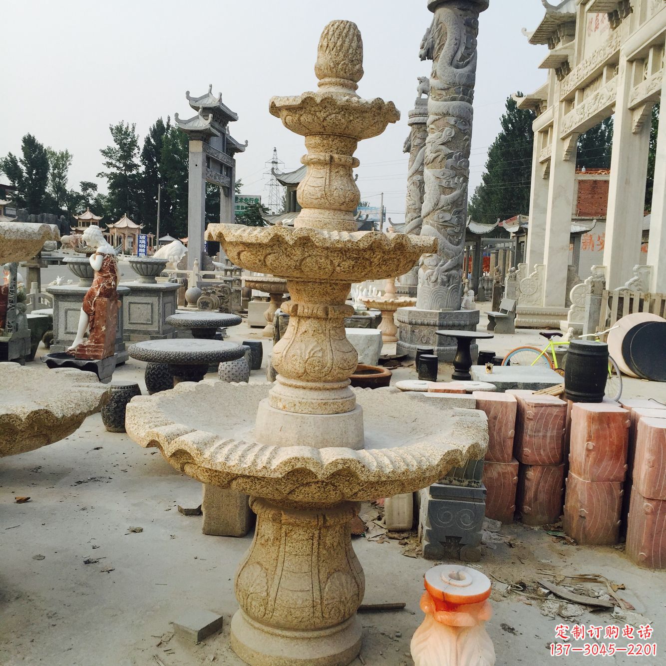 辽宁精美风水球石雕艺术品