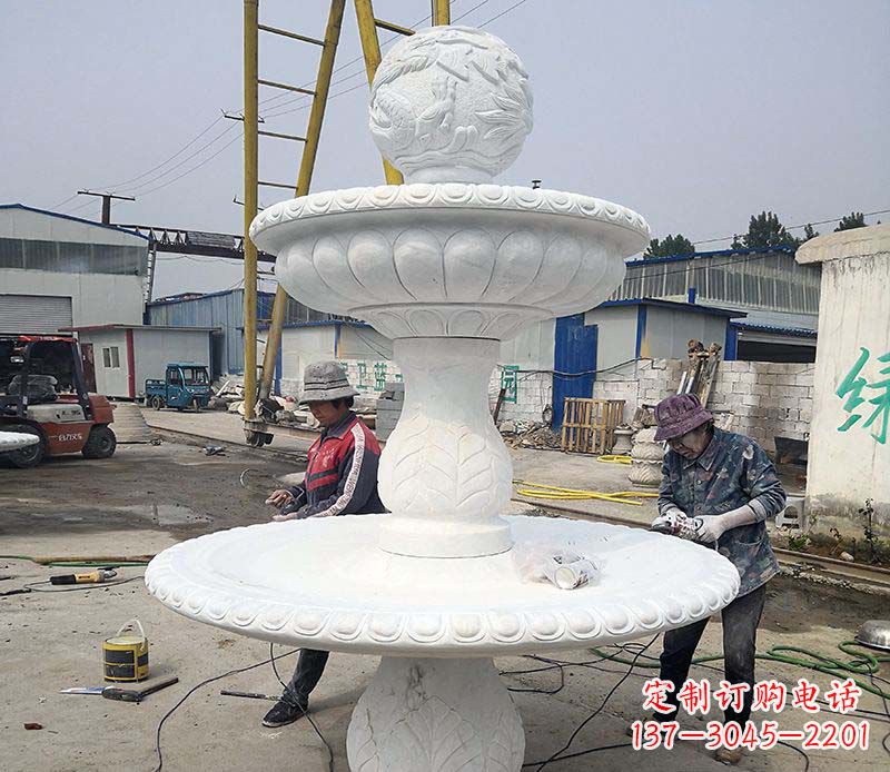 辽宁风水球喷泉石雕塑