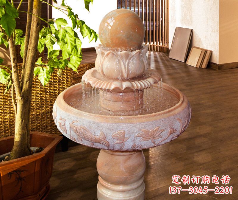辽宁风水球石雕图片