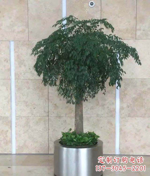 辽宁特色铜质花盆装饰雕塑