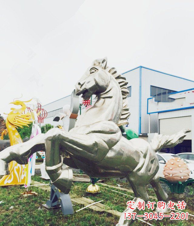辽宁产品名称优雅的不锈钢雕塑——奔马