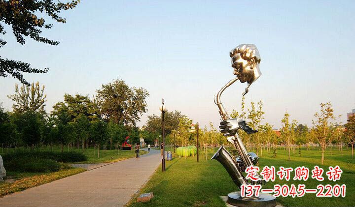 辽宁不锈钢萨克斯抽象雕塑