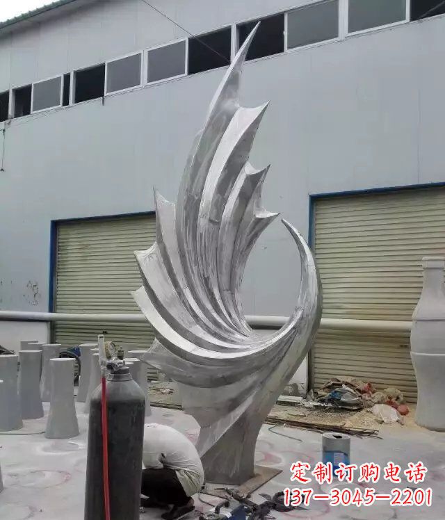辽宁 不锈钢凤凰抽象雕塑